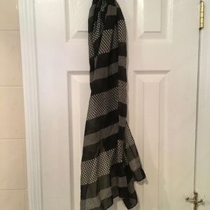 Black and White Scarf